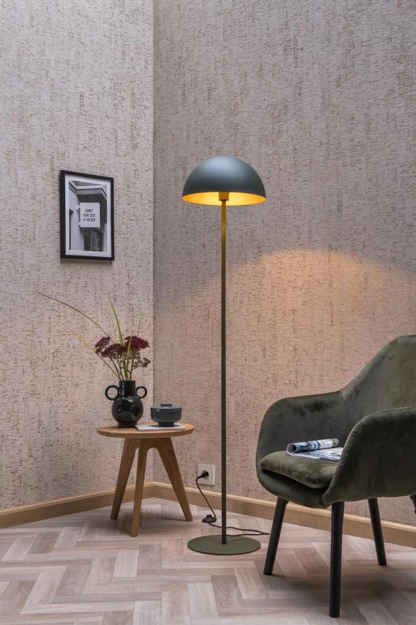 Lucide SIEMON - Floor lamp - Ø 35 cm - 1xE27 - Green - ambiance 1